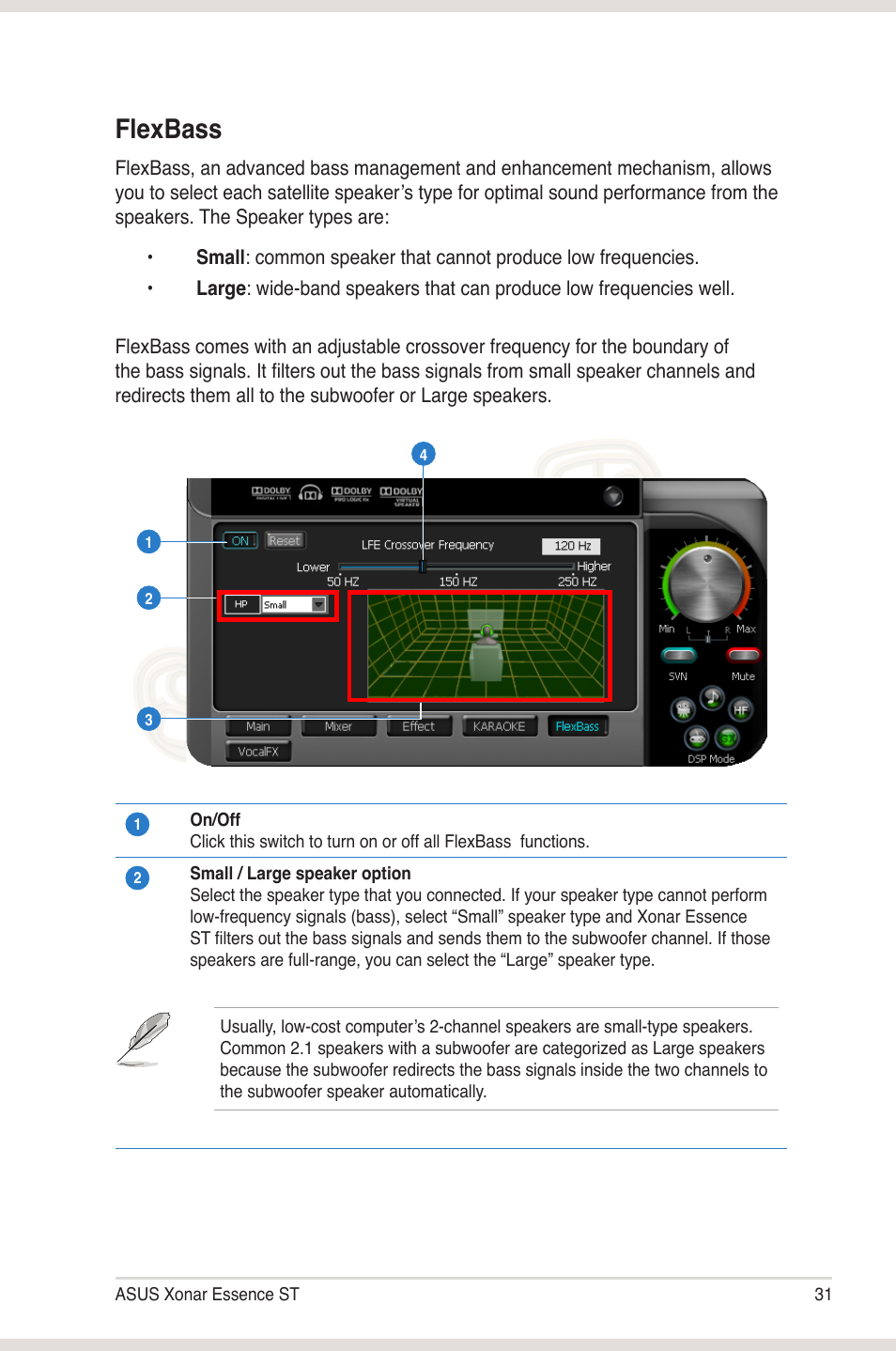 Flexbass | Asus Xonar Essence ST User Manual | Page 38 / 52