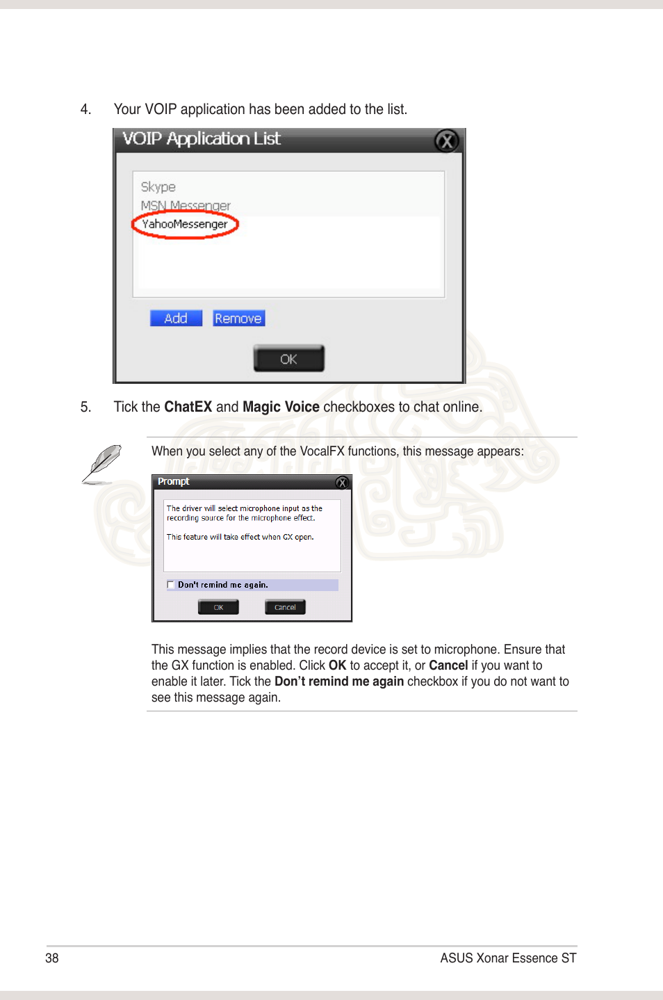 Asus Xonar Essence ST User Manual | Page 45 / 52