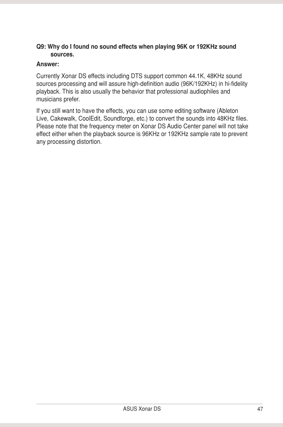 Asus Xonar DS User Manual | Page 53 / 54