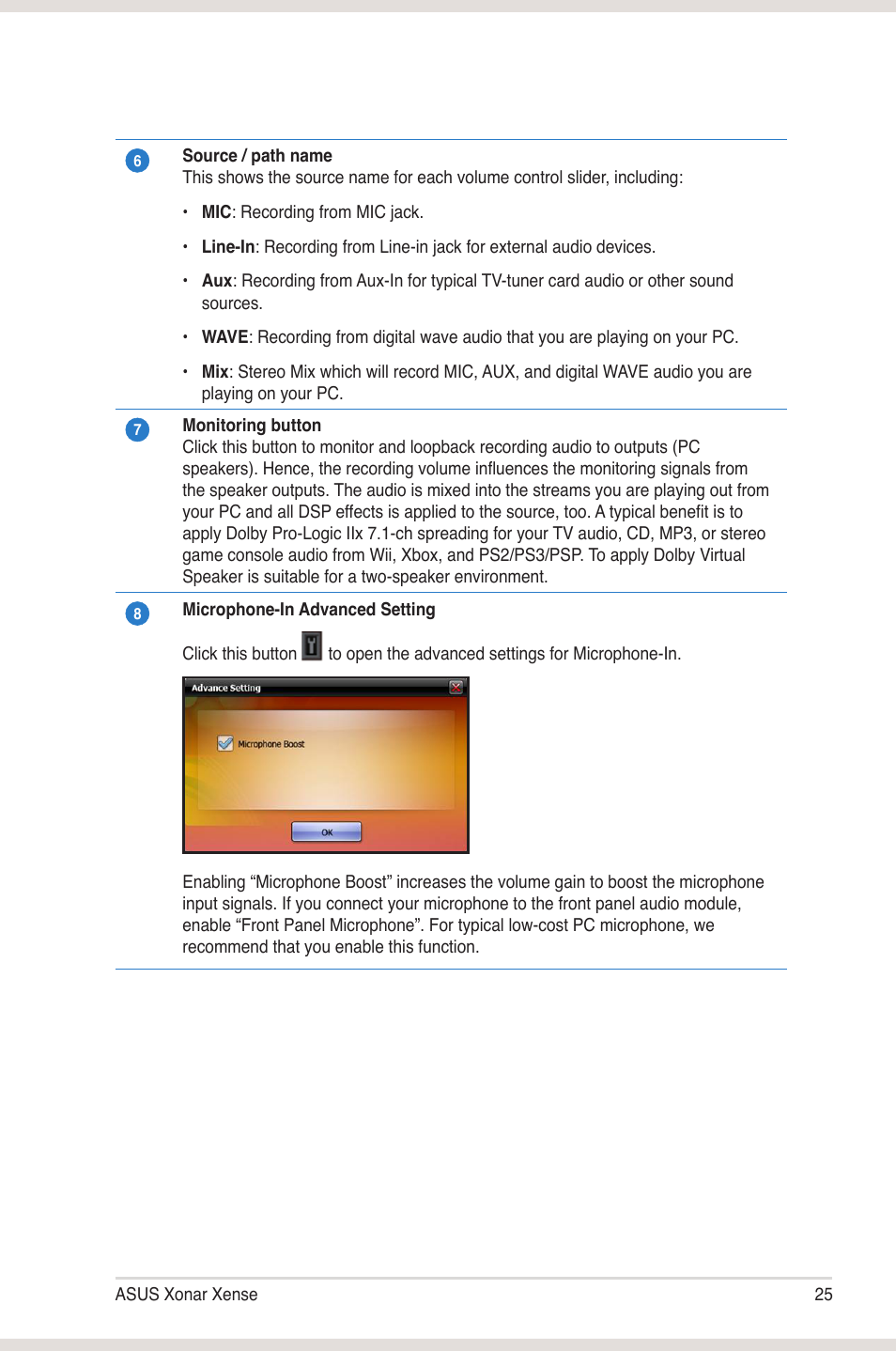 Asus Xonar Xense User Manual | Page 33 / 45