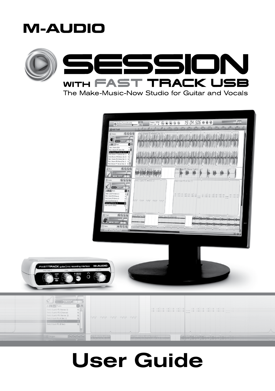 M-AUDIO Session with Fast Track USB User Manual | 14 pages