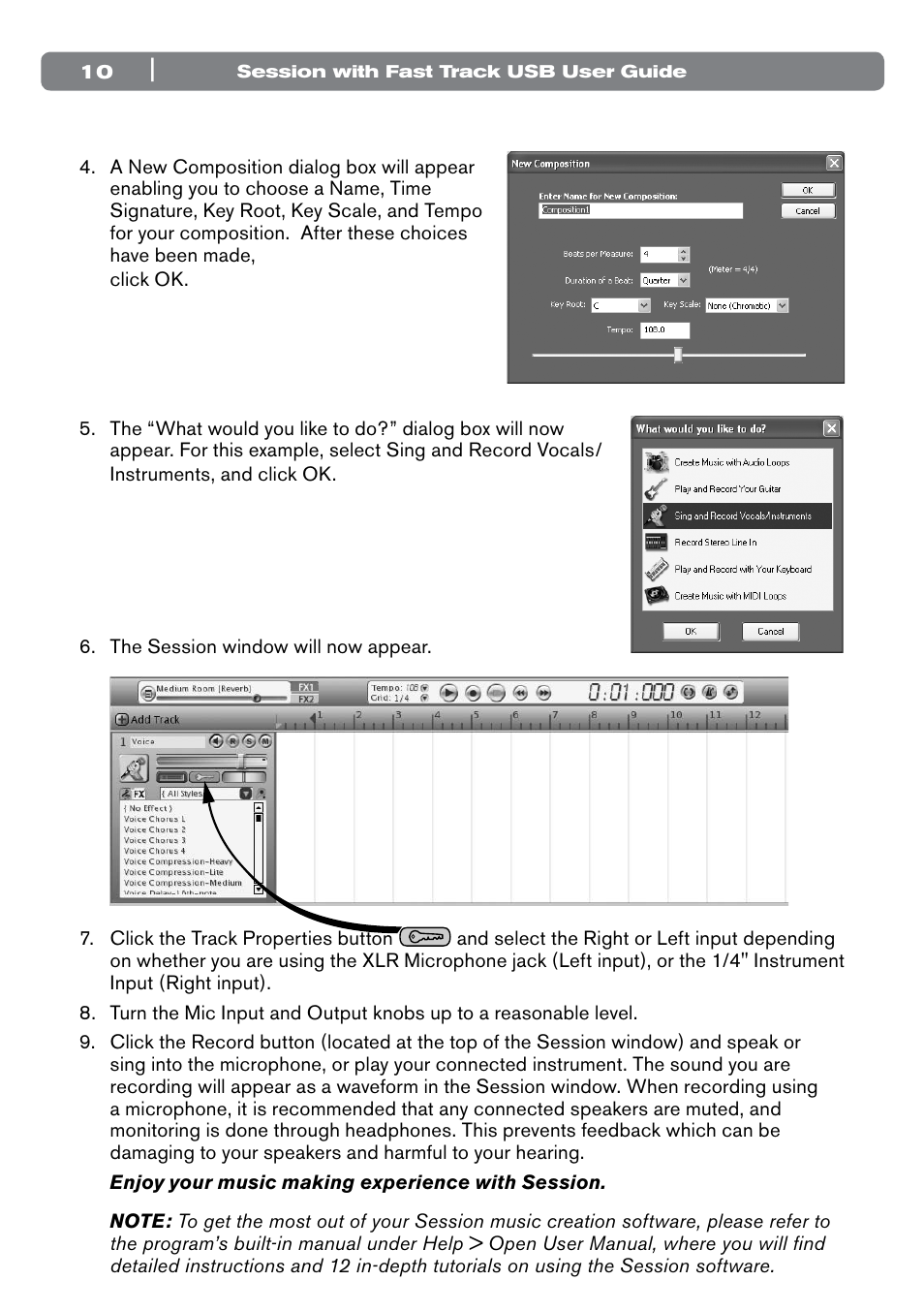 M-AUDIO Session with Fast Track USB User Manual | Page 11 / 14