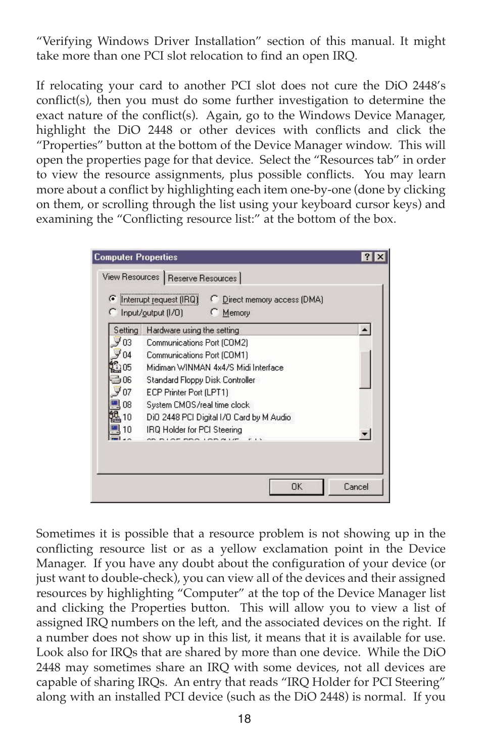 M-AUDIO DIO2448 User Manual | Page 18 / 24