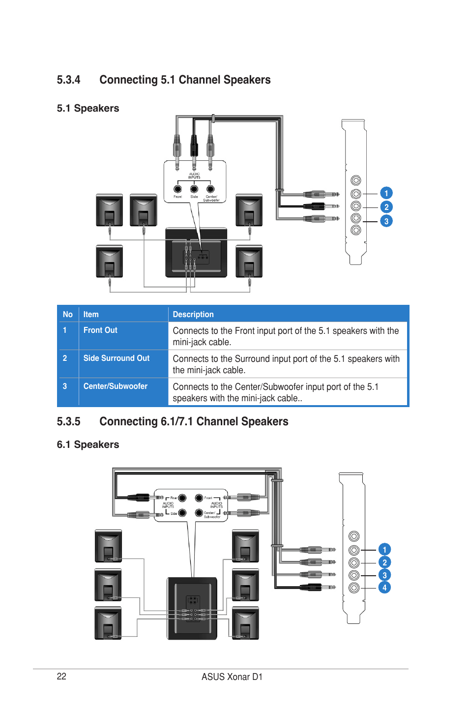 Asus Xonar D1 User Manual | Page 22 / 72