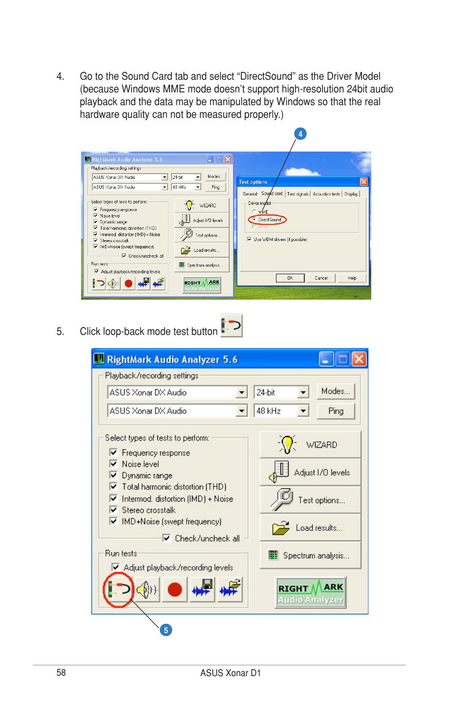 Asus Xonar D1 User Manual | Page 58 / 72