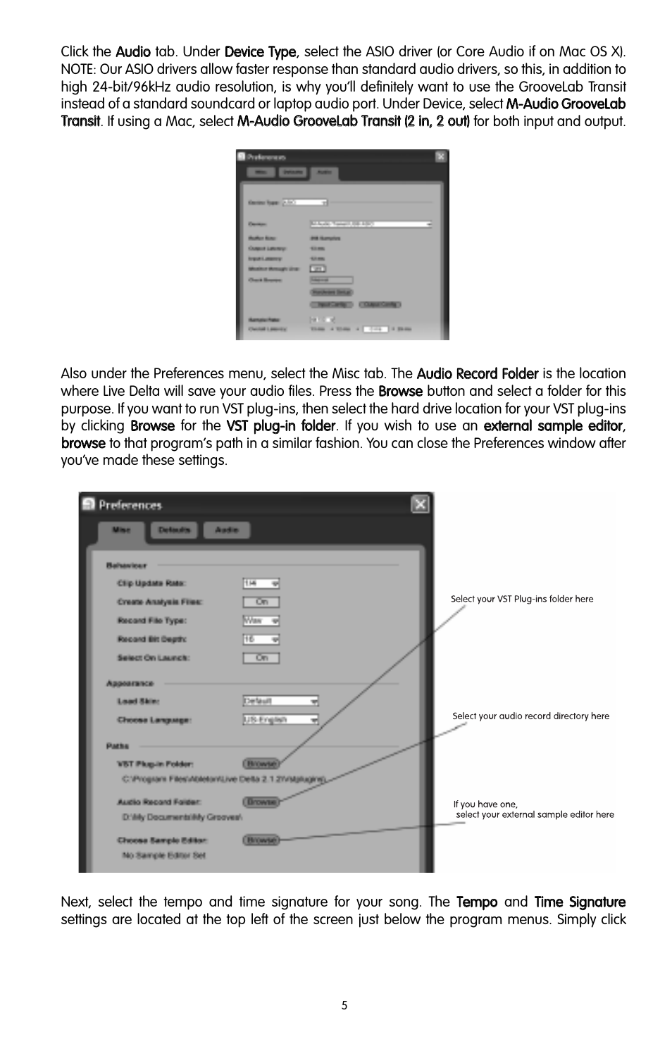 M-AUDIO Groove Lab User Manual | Page 6 / 14