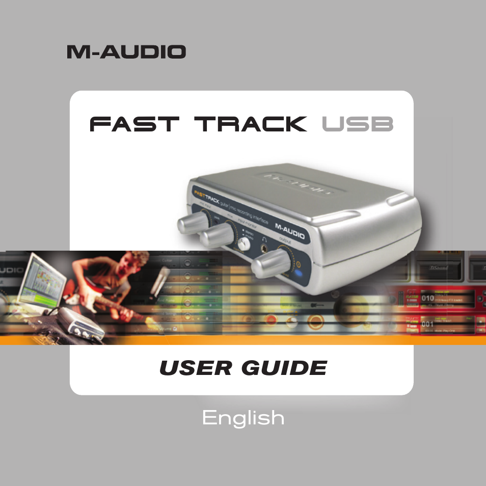 M-AUDIO Fast Track USB User Manual | 9 pages