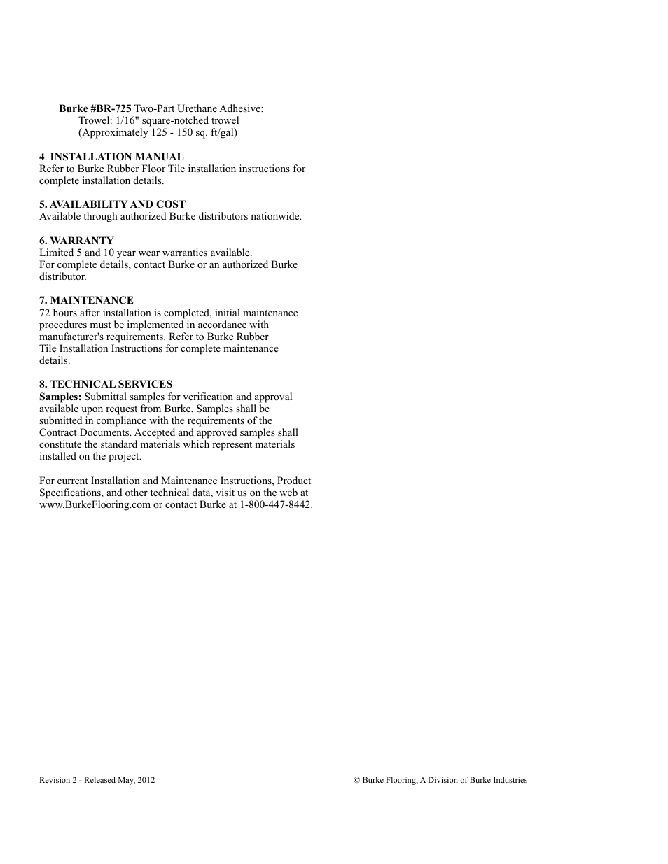 Burke Flooring Endura Simply Smooth User Manual | Page 3 / 3