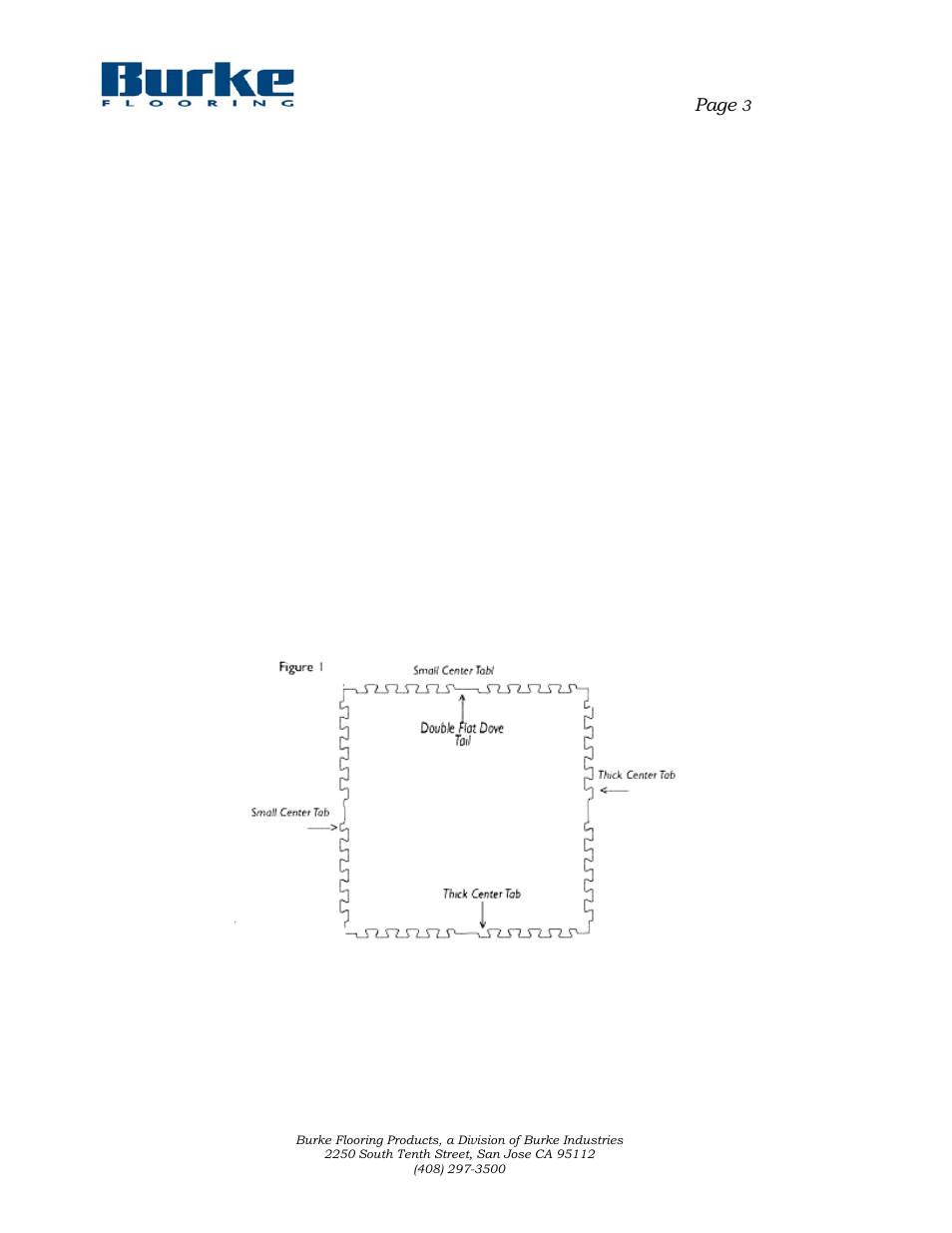 Burke Flooring EcoFitness Interlocking Tile Installation User Manual | Page 3 / 5