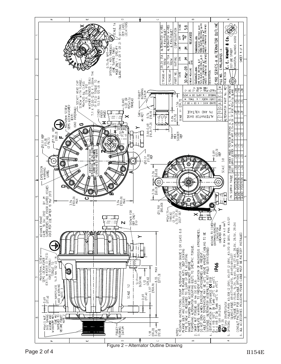 C.E. Niehoff & Co. C190 Series Installation User Manual | Page 2 / 4