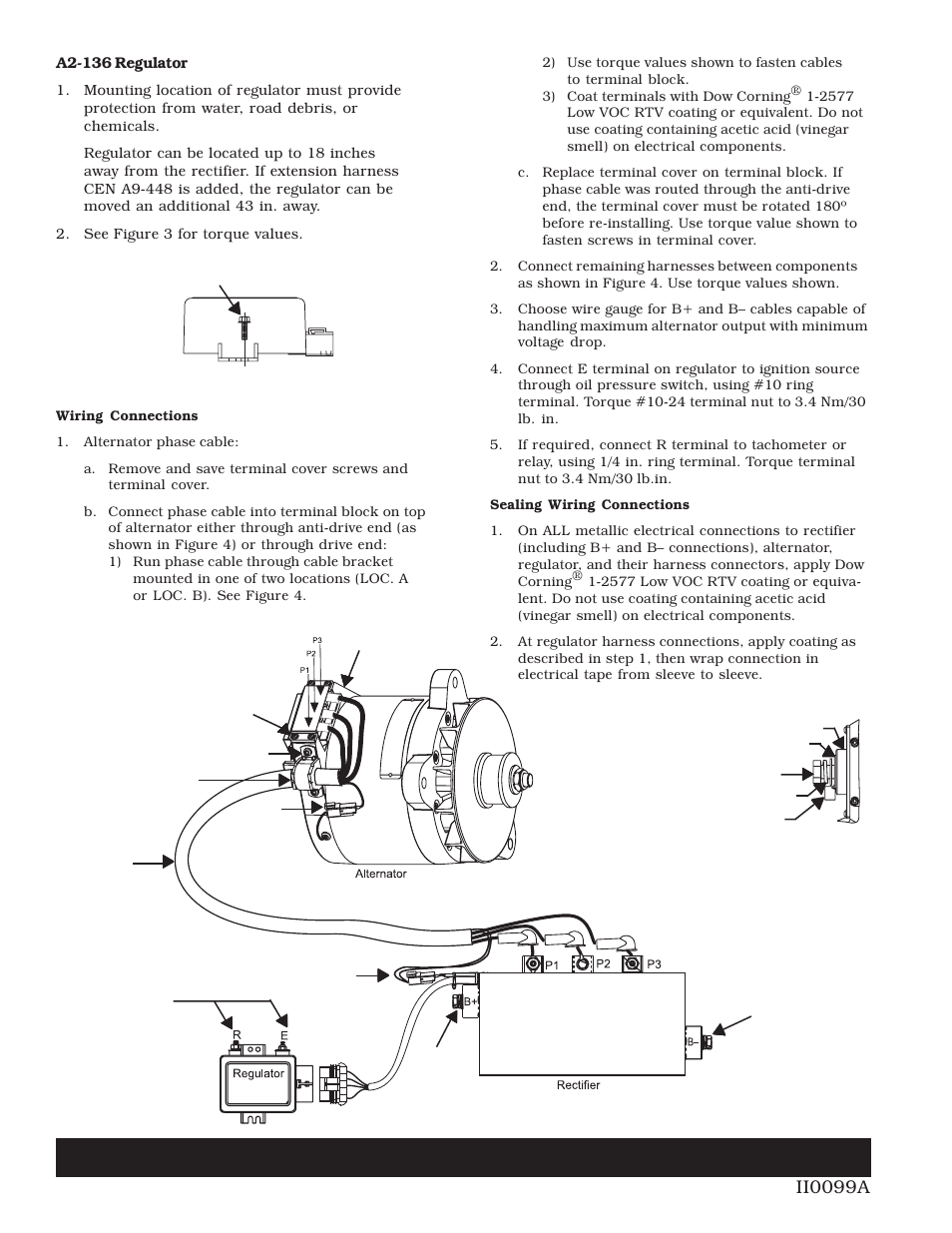 C.E. Niehoff & Co. C616 Alternator/A8-205 Rectifier/A2-136 Regulator Installation User Manual | Page 2 / 2