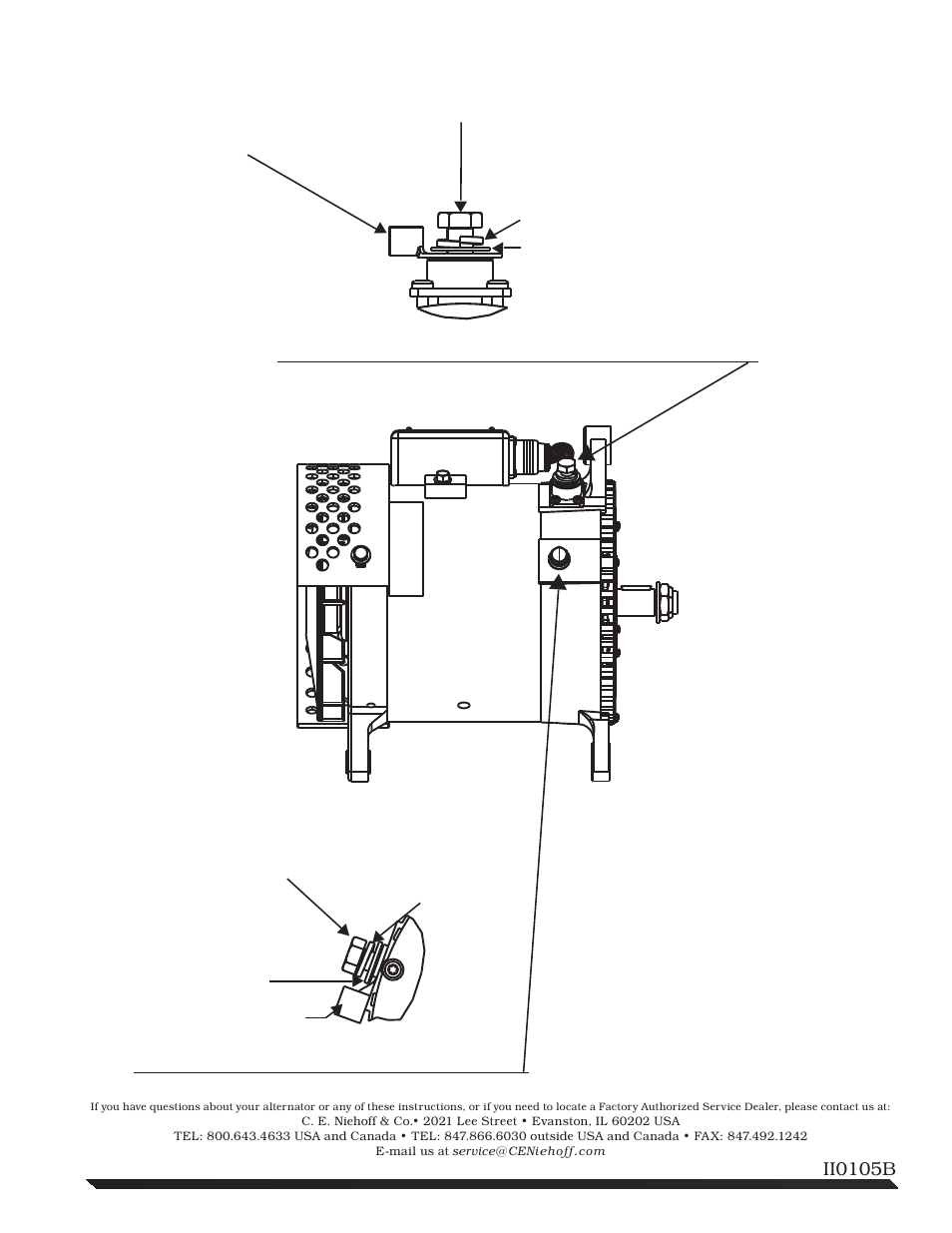 C.E. Niehoff & Co. N1245-1_N1248-3 Alternator/N3043 Regulator Installation User Manual | Page 2 / 2