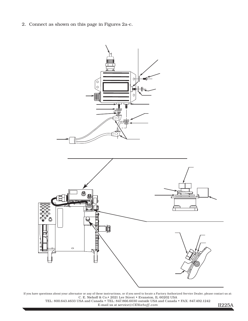 C.E. Niehoff & Co. N1225/N1387 Alternator Installation User Manual | Page 2 / 2