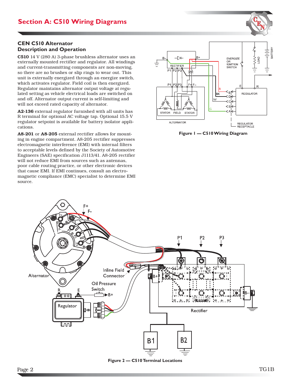 C.E. Niehoff & Co. C510/C540 Troubleshooting Guides User Manual | Page 2 / 7