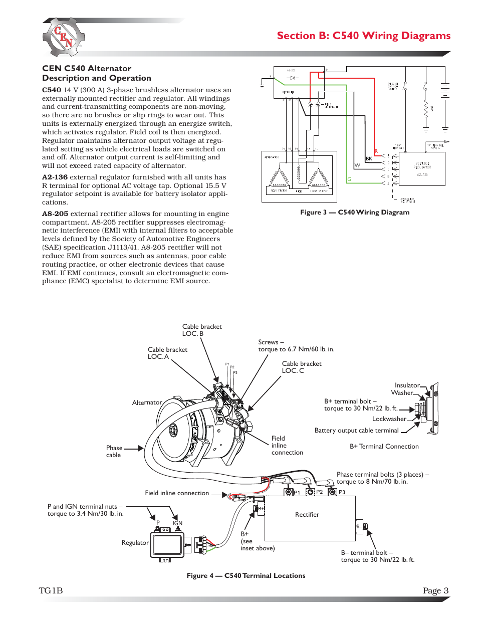 C.E. Niehoff & Co. C510/C540 Troubleshooting Guides User Manual | Page 3 / 7