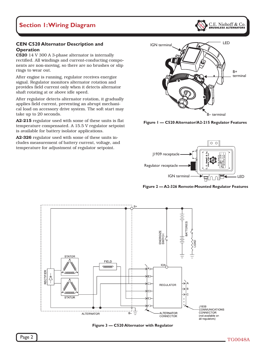 C.E. Niehoff & Co. C520 Troubleshooting Guides User Manual | Page 2 / 8