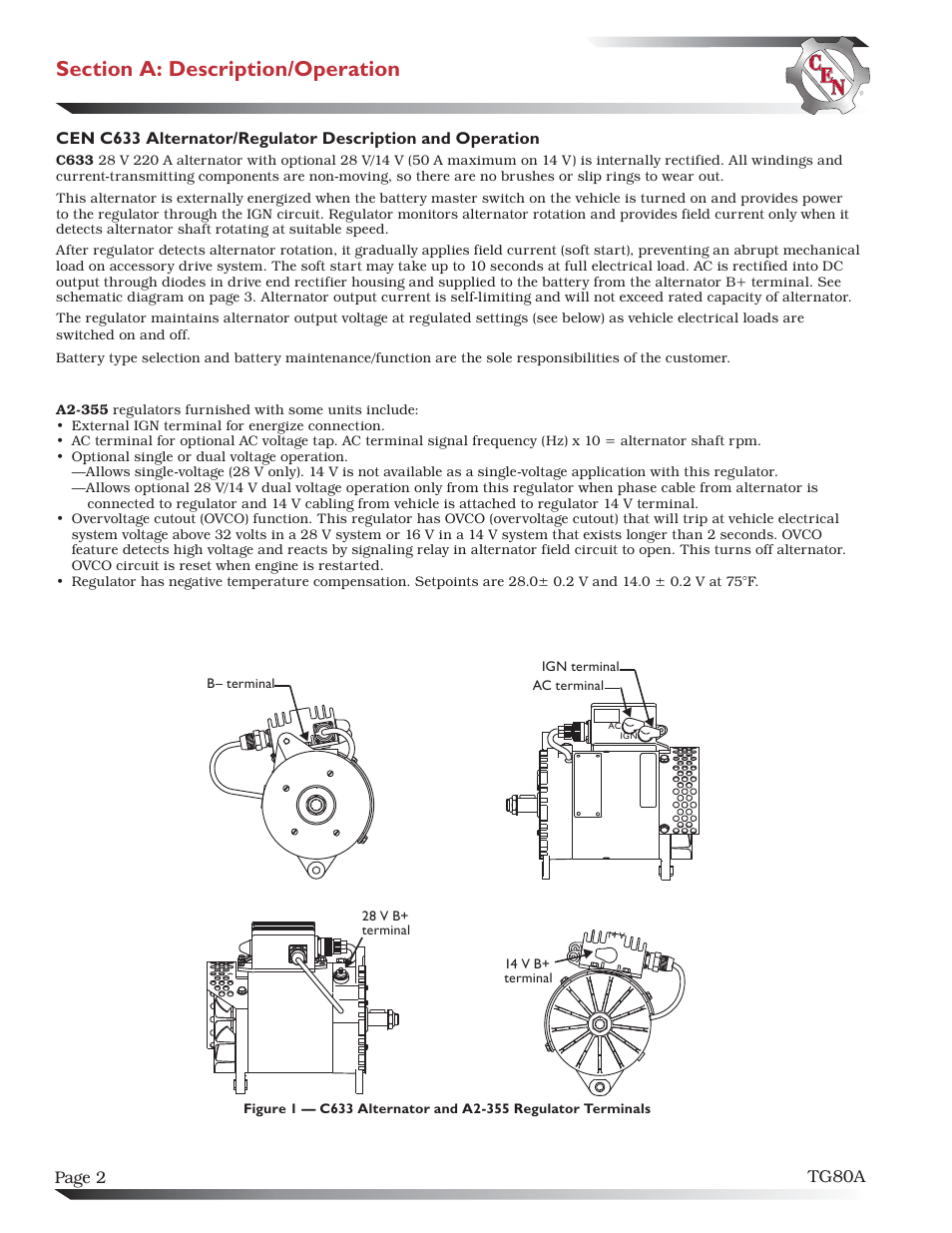 C.E. Niehoff & Co. C633 Troubleshooting Guides User Manual | Page 2 / 6