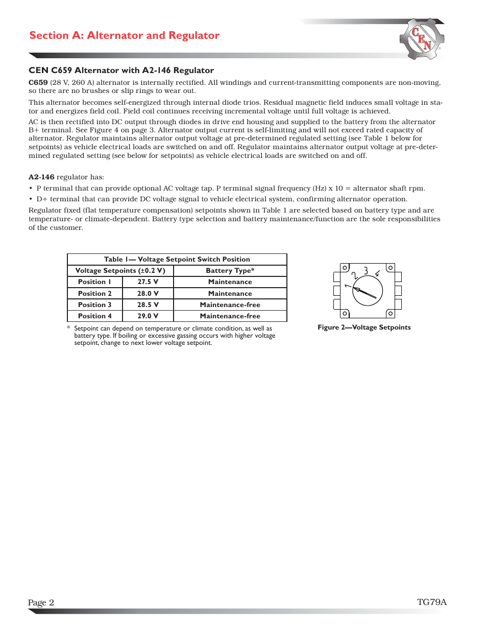 C.E. Niehoff & Co. C659 Troubleshooting Guides User Manual | Page 2 / 4