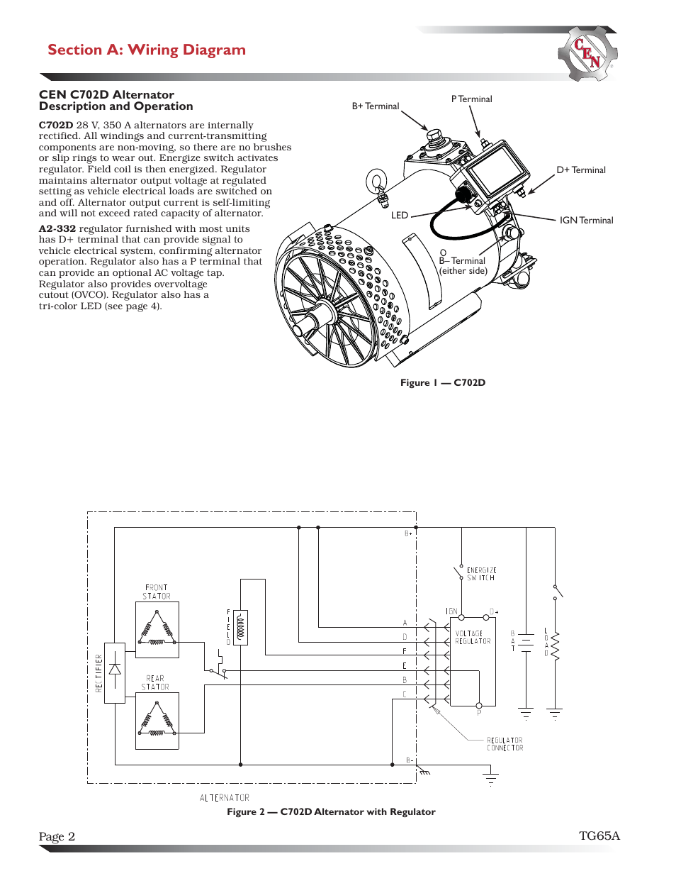 C.E. Niehoff & Co. C702D Troubleshooting Guides User Manual | Page 2 / 5