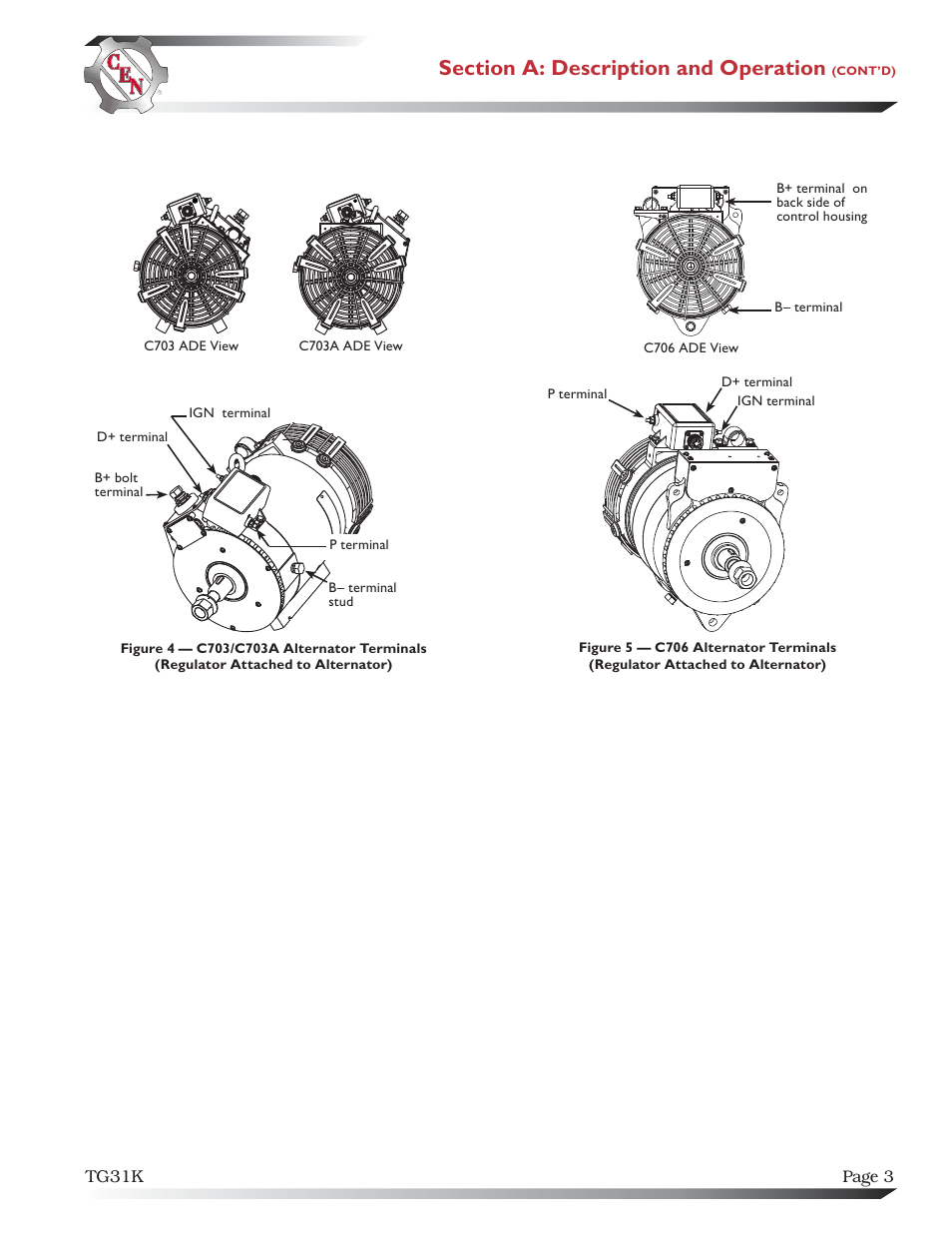 C.E. Niehoff & Co. C703/C703A & C706 Troubleshooting Guides User Manual | Page 3 / 7