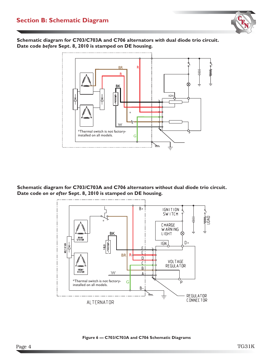 Page 4 tg31k | C.E. Niehoff & Co. C703/C703A & C706 Troubleshooting Guides User Manual | Page 4 / 7