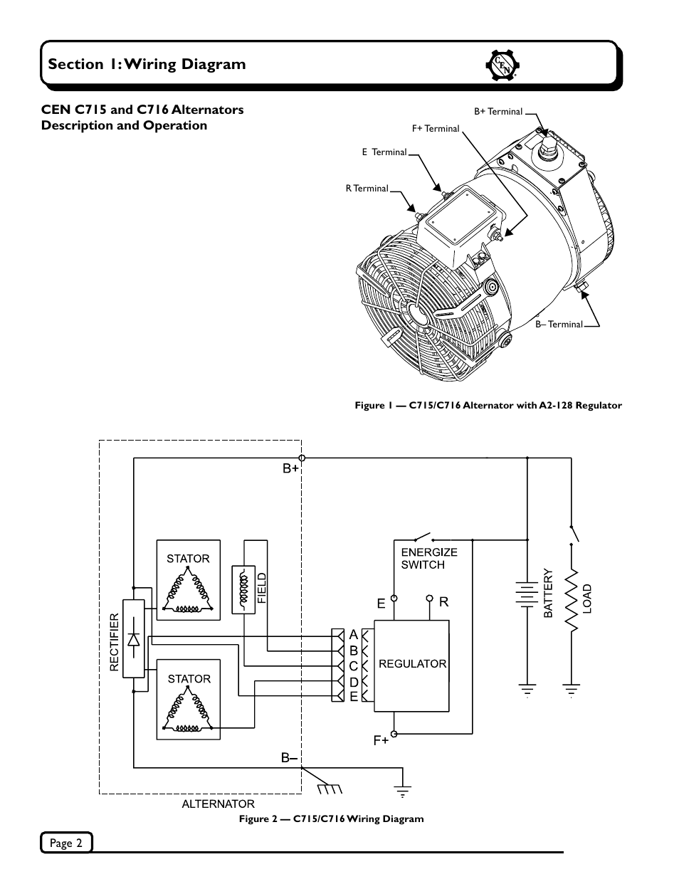 C.E. Niehoff & Co. C715/C716 Troubleshooting Guides User Manual | Page 2 / 8