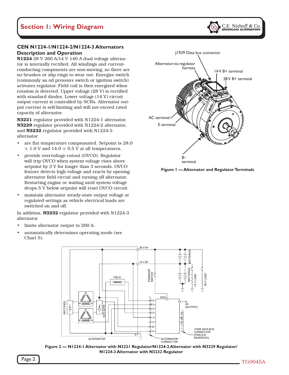 C.E. Niehoff & Co. N1224 Standard Troubleshooting Guides User Manual | Page 2 / 8