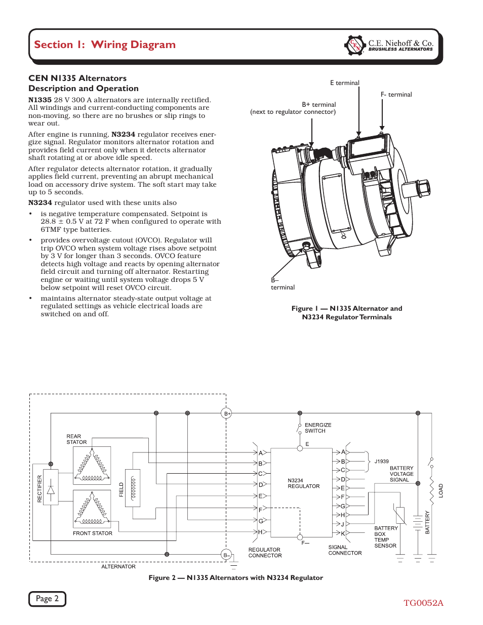 C.E. Niehoff & Co. N1335 Troubleshooting Guides User Manual | Page 2 / 6