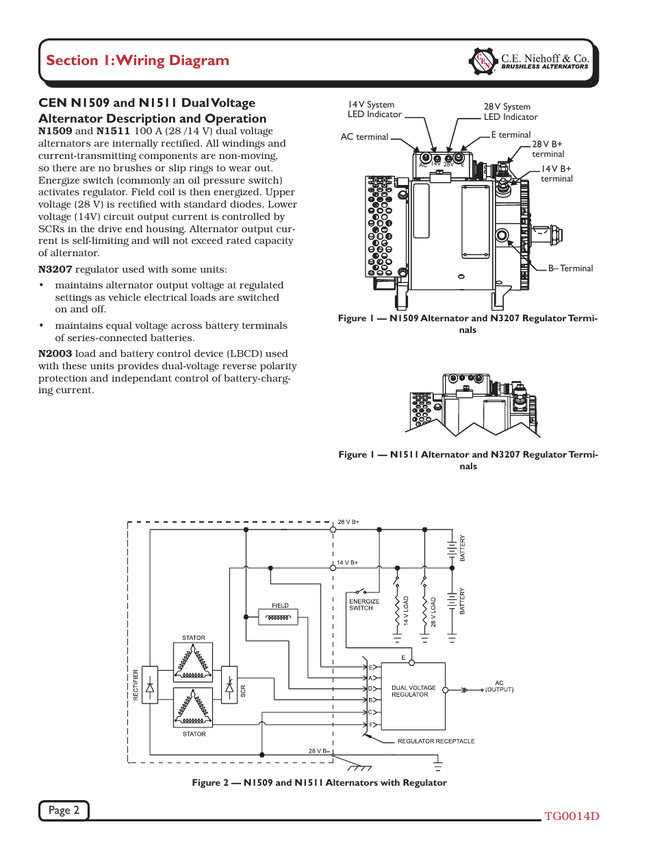 C.E. Niehoff & Co. N1509/N1511/N2003 Troubleshooting Guides User Manual | Page 2 / 8