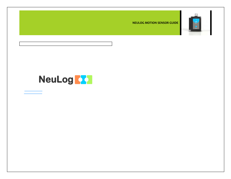 Carolina NeuLog Motion User Manual | Page 5 / 5