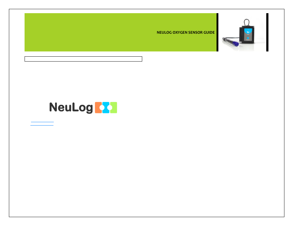 Carolina NeuLog Oxygen User Manual | Page 6 / 6