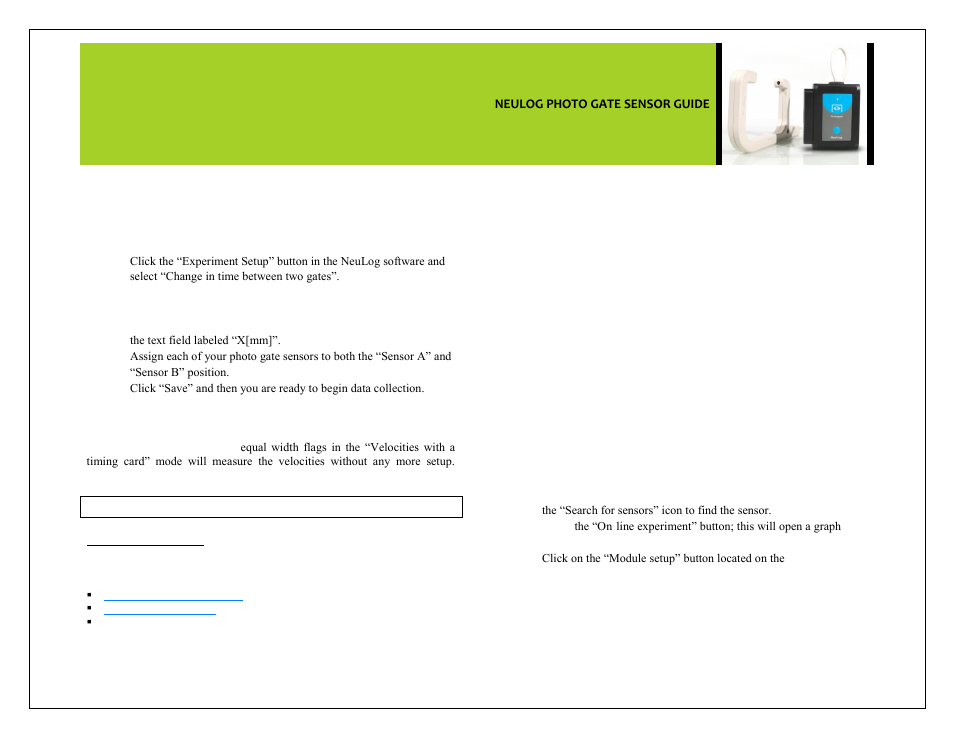 Carolina NeuLog Photo Gate User Manual | Page 3 / 8