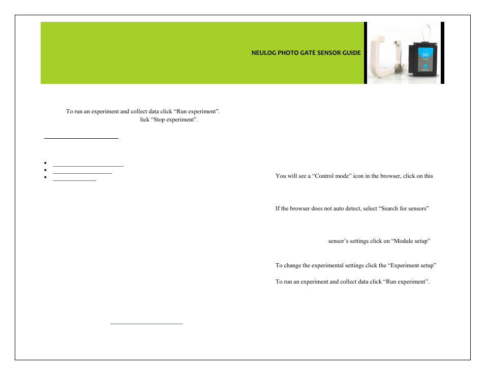 Carolina NeuLog Photo Gate User Manual | Page 4 / 8