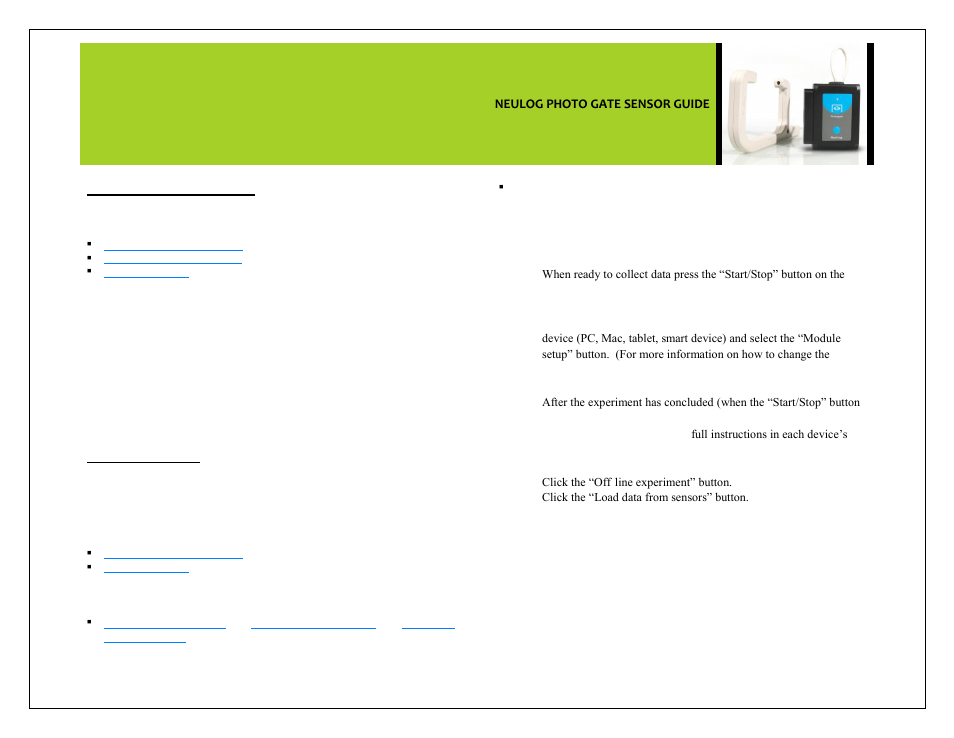 Carolina NeuLog Photo Gate User Manual | Page 5 / 8