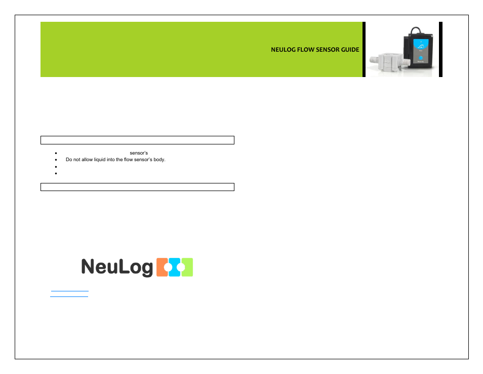 Carolina NeuLog Flow User Manual | Page 4 / 4