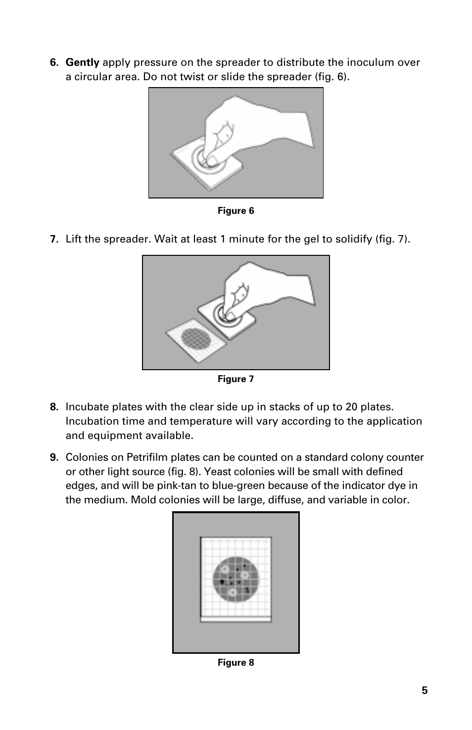 Carolina 3M Petrifilm Yeast & Molds Count Plates User Manual | Page 5 / 8