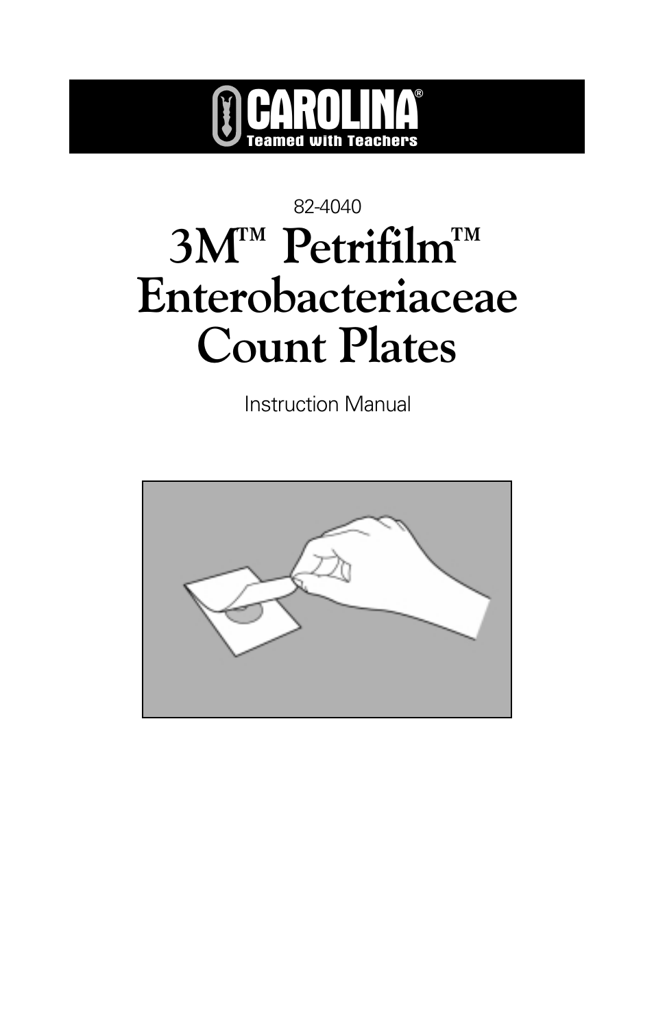 Carolina 3M Petrifilm Enterobacteriaceae Count Plates User Manual | 12 pages