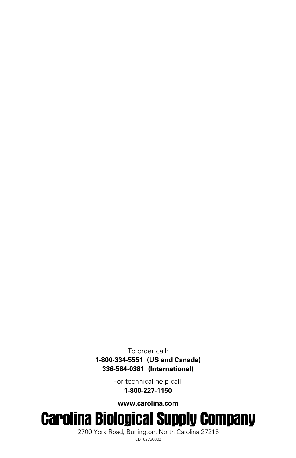 Carolina biological supply company | Carolina 3M Petrifilm E.Coli/Coliform Count Plates User Manual | Page 12 / 12