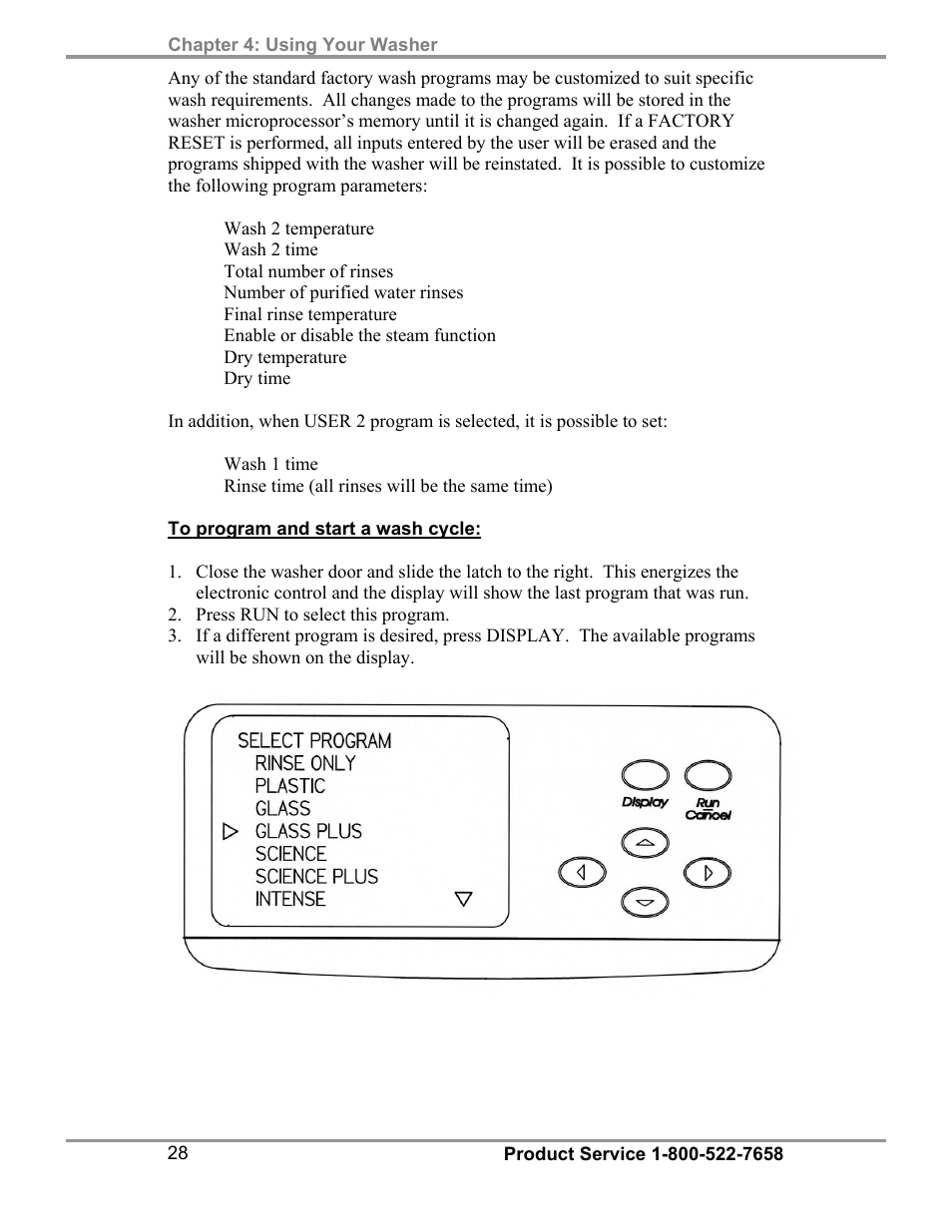 Carolina 44003,44004,44203,44204 Series SteamScrubber & FlaskScrubber Glassware Washers User Manual | Page 32 / 72