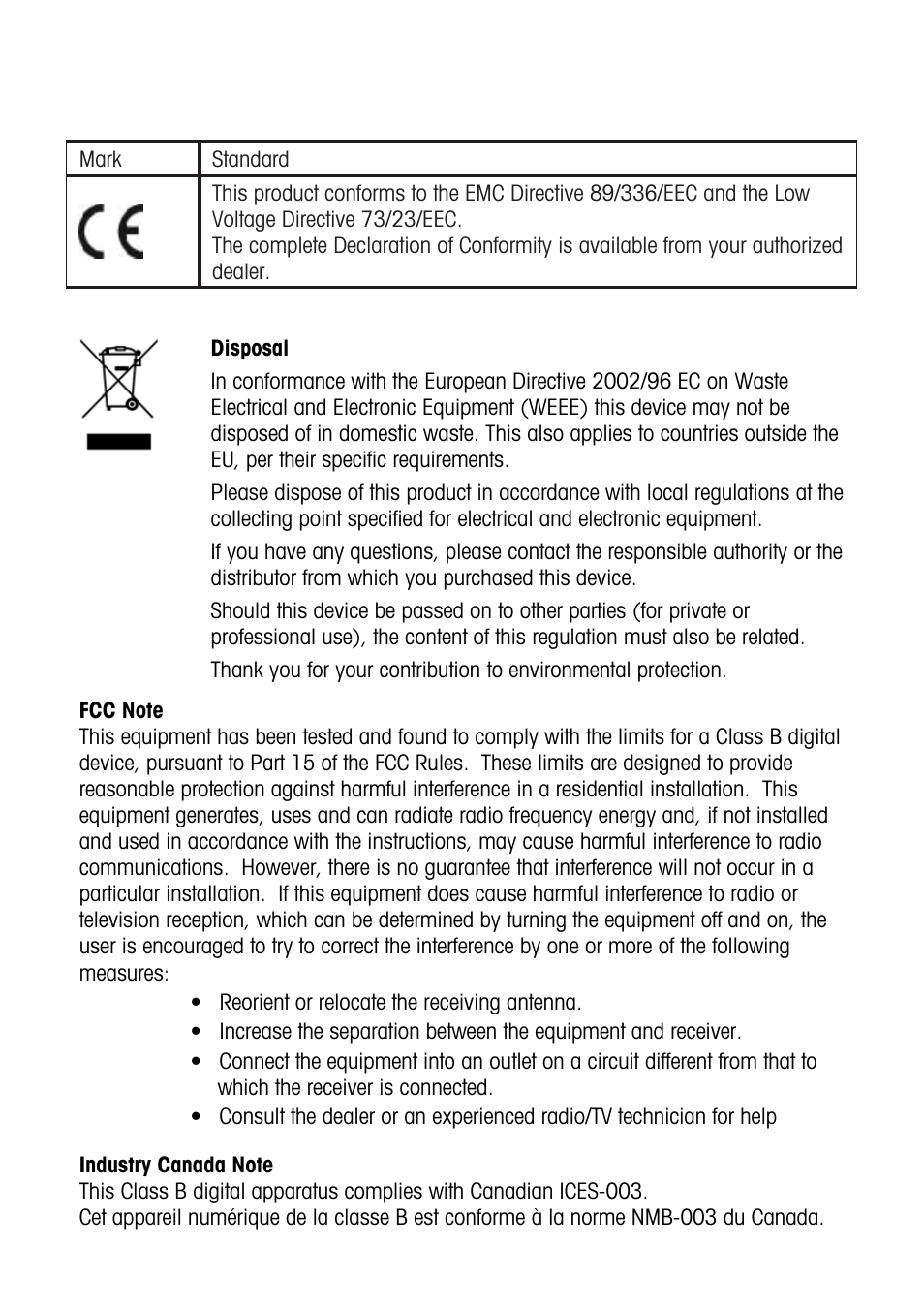 Carolina Electronic Balances User Manual | Page 3 / 13