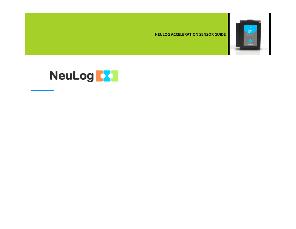 Carolina NeuLog Acceleration User Manual | Page 5 / 5