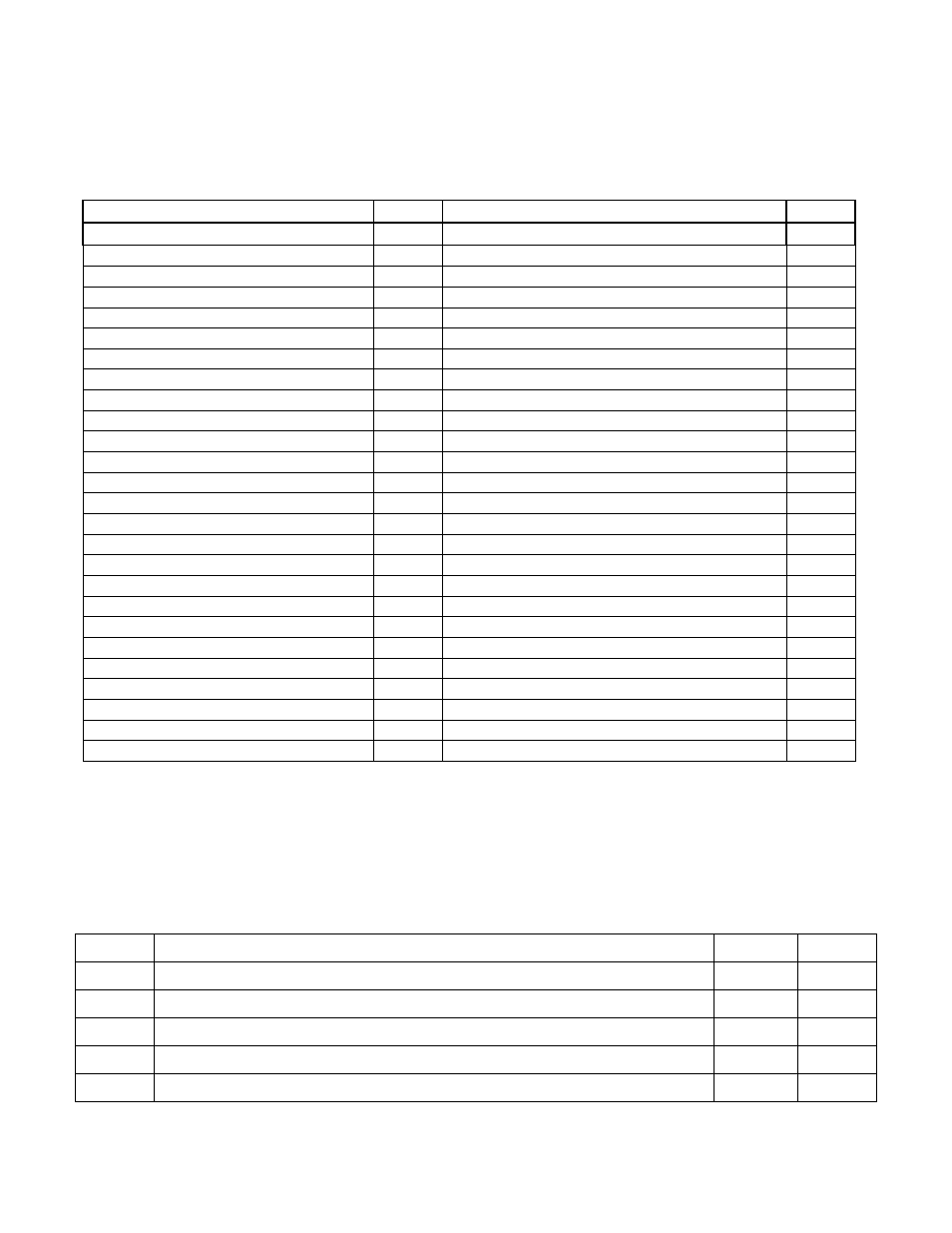 Assembly components | Carolina 1116 INSTRUCTORS DESK User Manual | Page 3 / 8