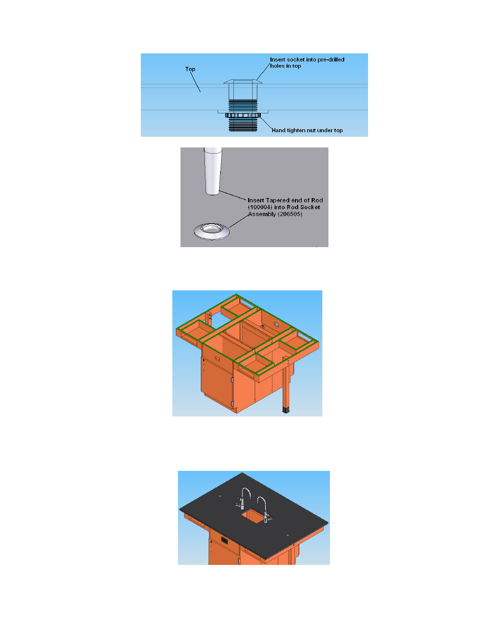 Carolina C2616 FOUR-STUDENT WORKSTATION User Manual | Page 7 / 8