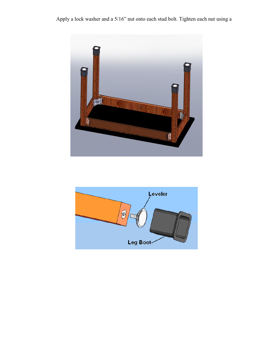 Carolina PLAIN APRON TABLES User Manual | Page 5 / 6