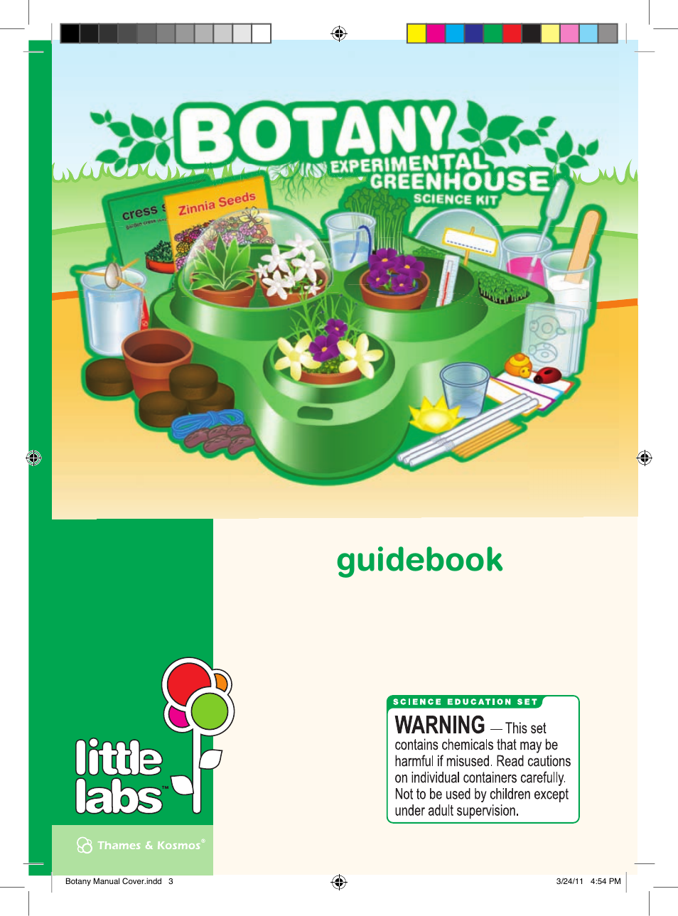 Carolina Botany Experimental Greenhouse User Manual | 6 pages