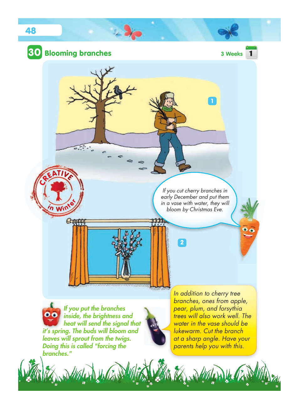 Blooming branches | Carolina Botany Experimental Greenhouse User Manual | Page 6 / 6