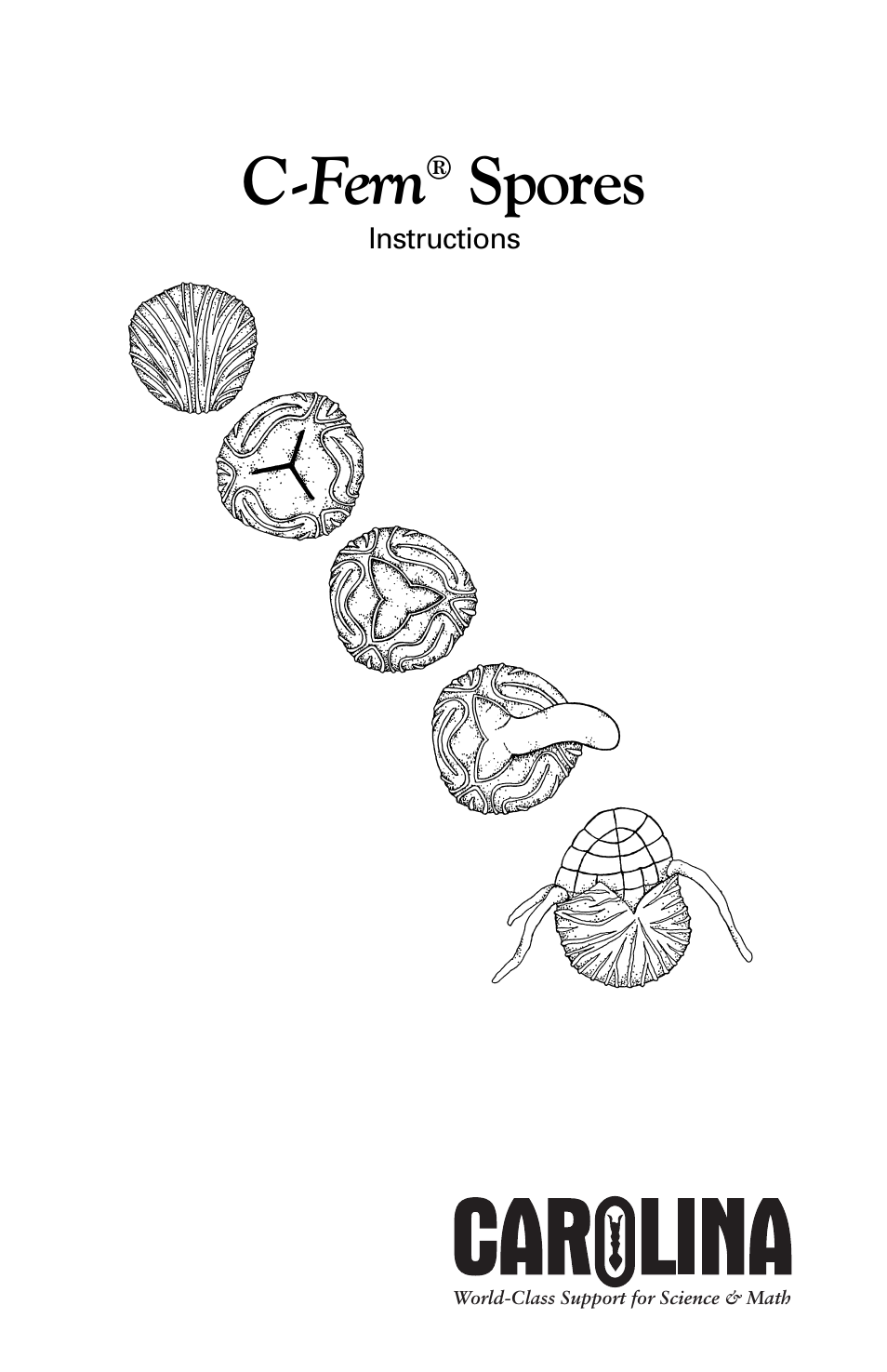 Carolina C-FERN Spores User Manual | 8 pages