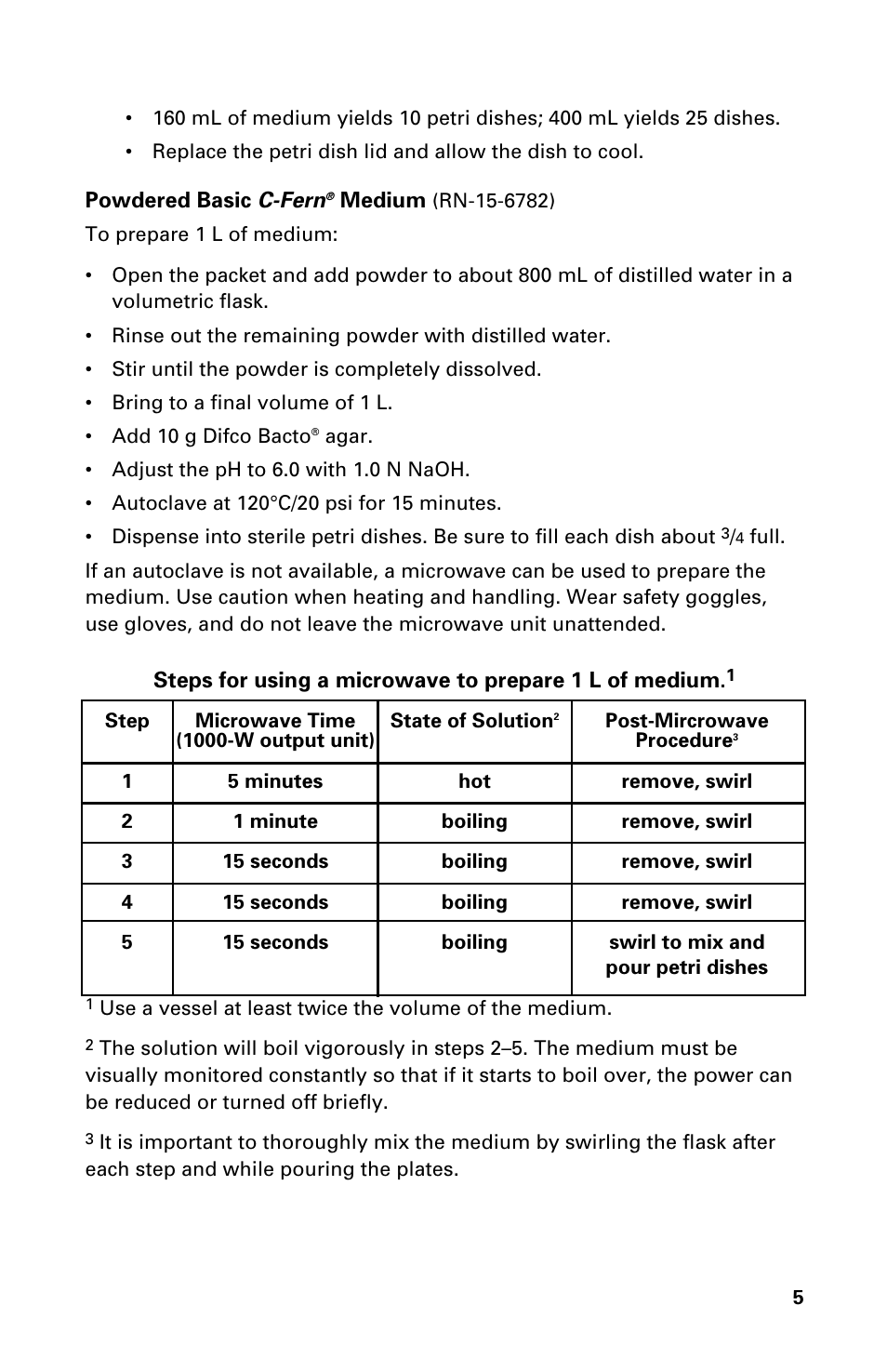 C-fern | Carolina C-FERN Spores User Manual | Page 5 / 8
