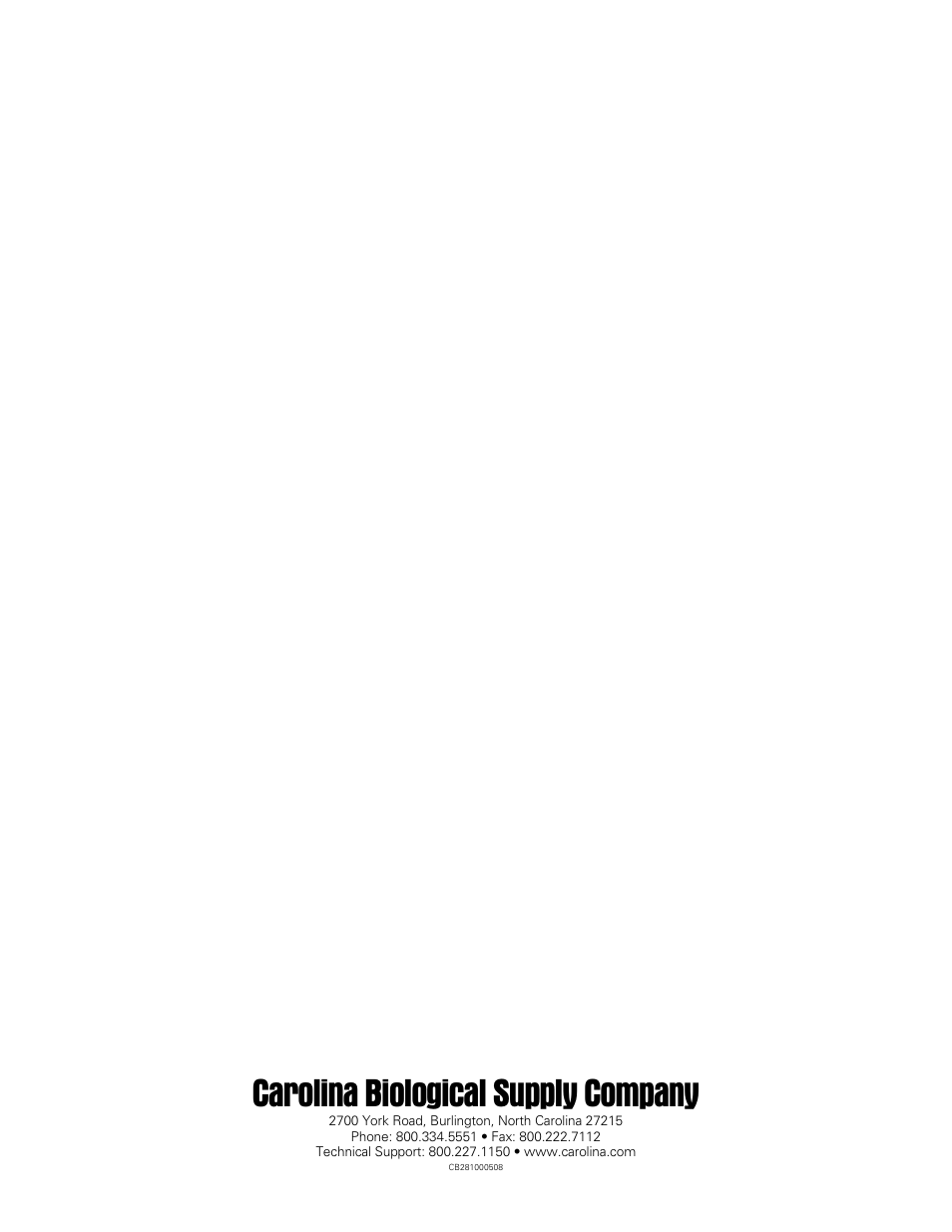 Carolina biological supply company | Carolina Mammal Brain Dissection Guide User Manual | Page 7 / 7
