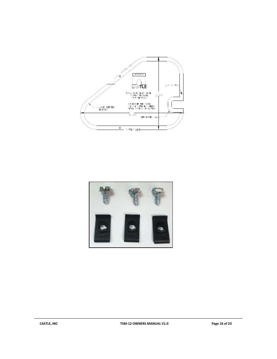 Castle TSM-12 User Manual | Page 16 / 23